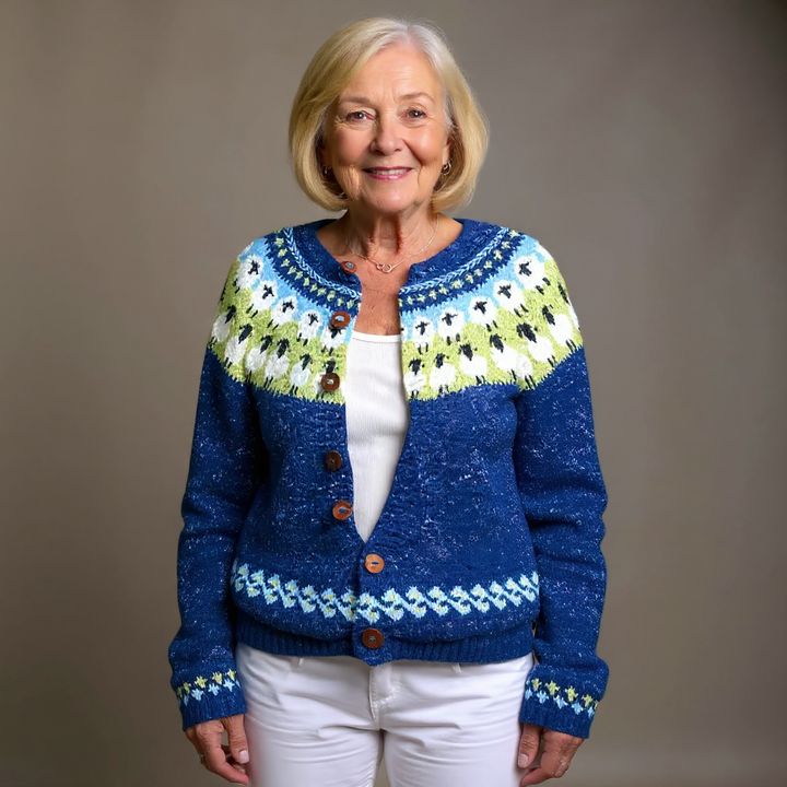 Petra - Fair Isle Knit Cardigan 3