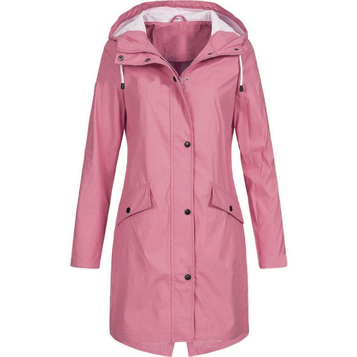 Petra - Longline Hooded Rain Jacket 4