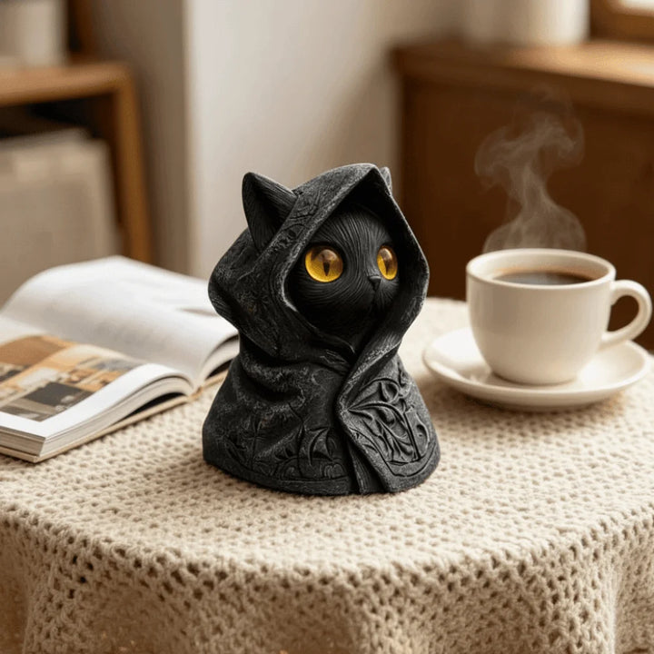 PhantomCat | 3D Cat Sculpture, Gothic Home Decor 6
