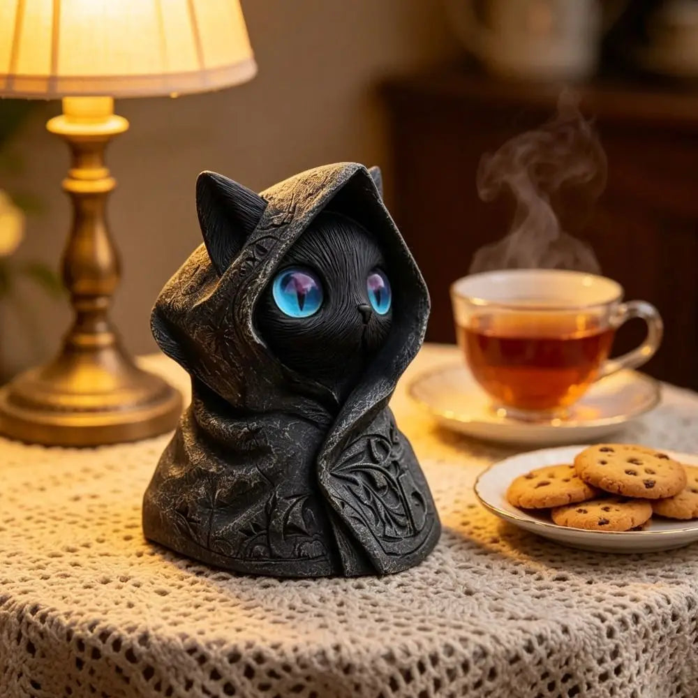 PhantomCat | 3D Cat Sculpture, Gothic Home Decor 7