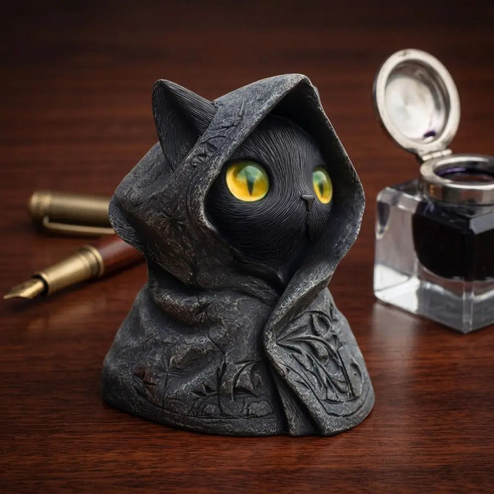 PhantomCat | 3D Cat Sculpture, Gothic Home Decor 8