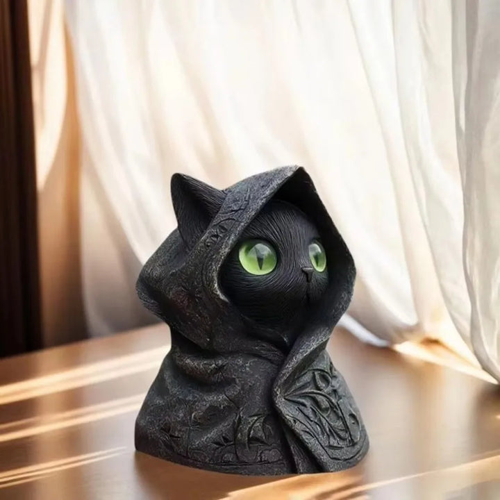 PhantomCat | 3D Cat Sculpture, Gothic Home Decor 9
