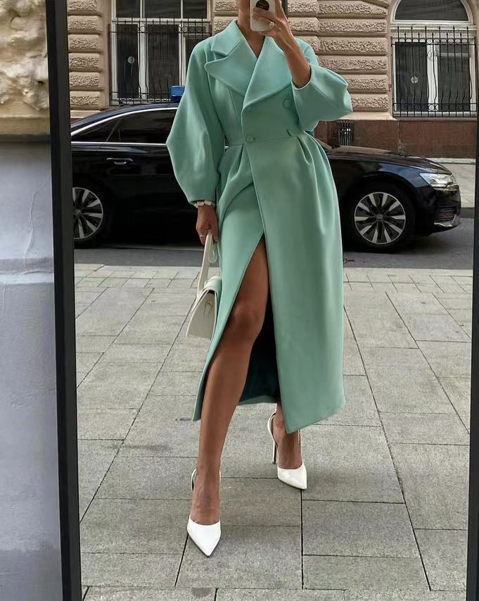 Rachael | Women's Long Coat Double Breasted Winter 2