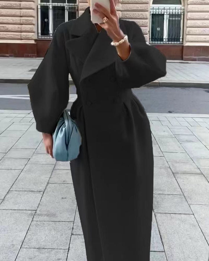 Rachael | Women's Long Coat Double Breasted Winter 4