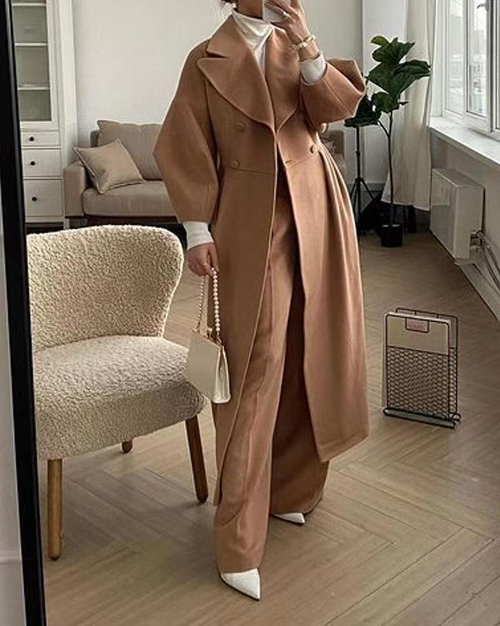 Rachael | Women's Long Coat Double Breasted Winter 5
