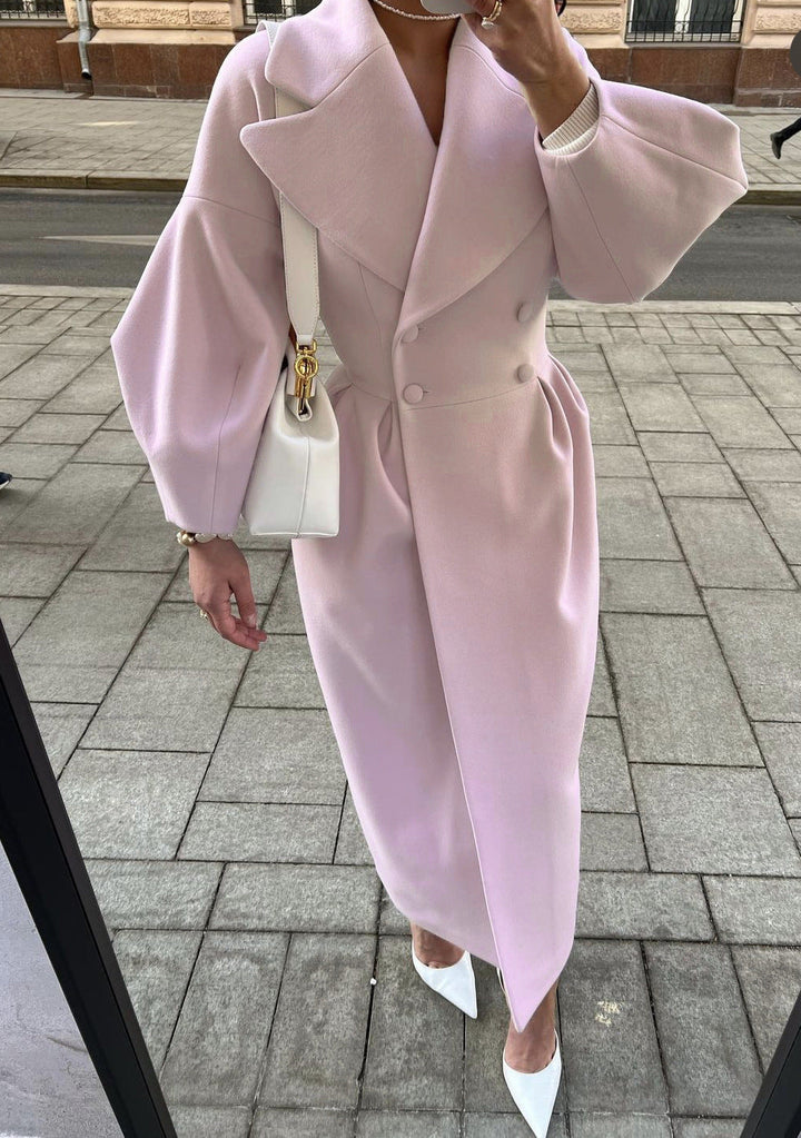 Rachael | Women's Long Coat Double Breasted Winter 7