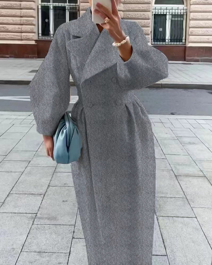 Rachael | Women's Long Coat Double Breasted Winter 8