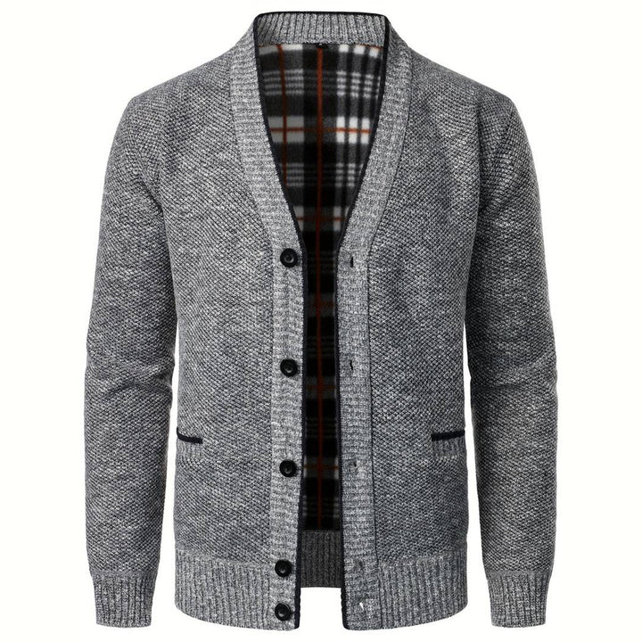 Rasmus | Men's Shawl Collar Cardigan Sweater Jacket Knit 1