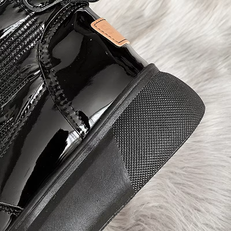 Rianne | Women's Fur Lined Lace Up Platform Boots 8
