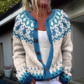 Rica - Nordic Fair Isle Knit Cardigan