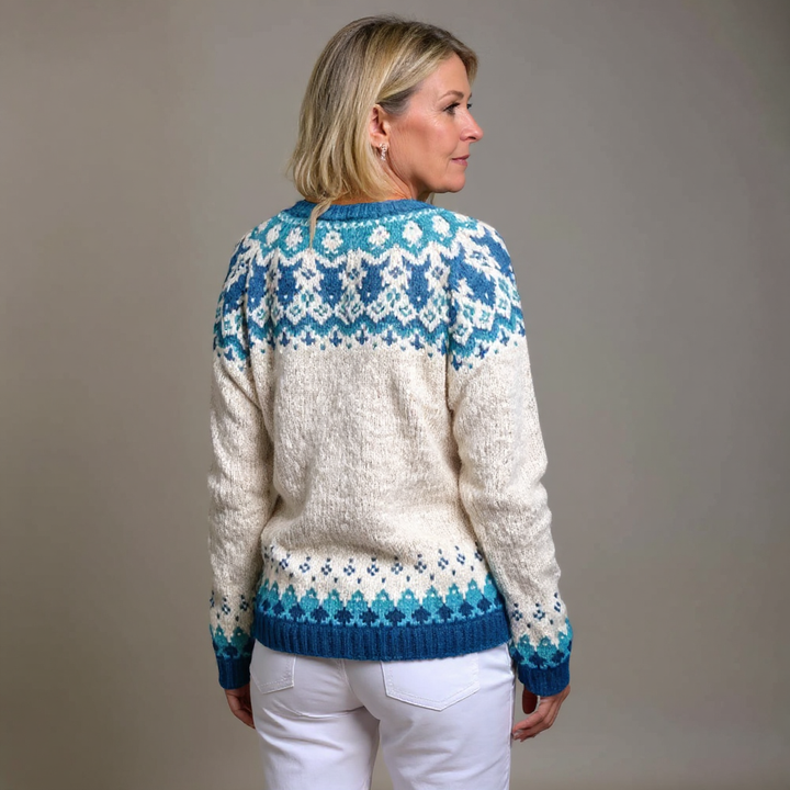 Rica - Nordic Fair Isle Knit Cardigan 2