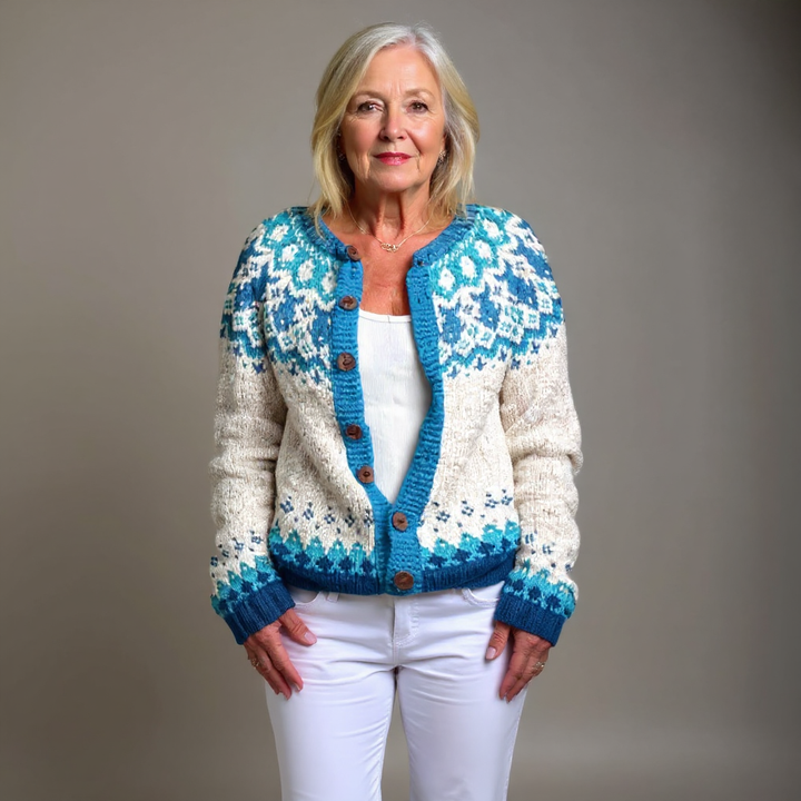 Rica - Nordic Fair Isle Knit Cardigan 3