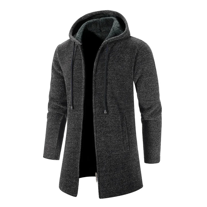 Roelof | Men's Hoodie Jacket Long Hooded Coat Zip Up 1