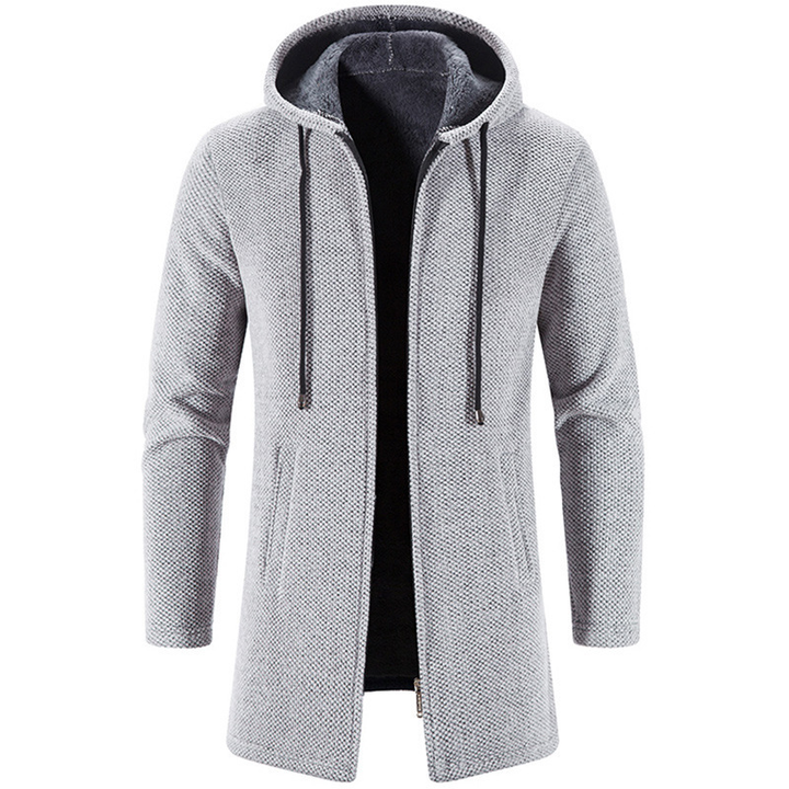 Roelof | Men's Hoodie Jacket Long Hooded Coat Zip Up 4