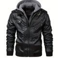 Roland - Hooded Moto Leather Jacket