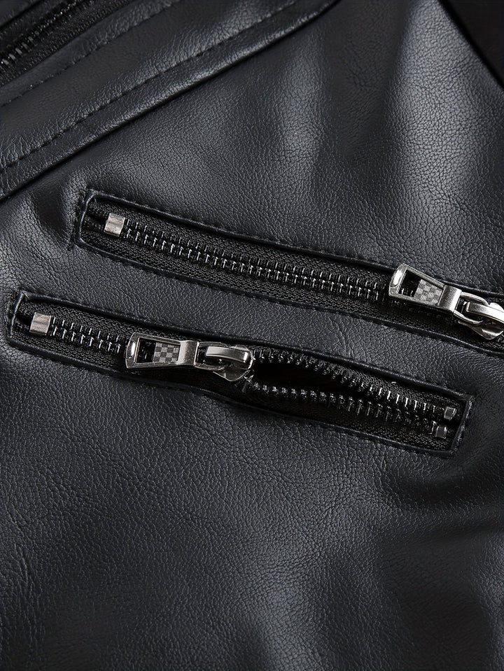 Roland - Hooded Moto Leather Jacket 12