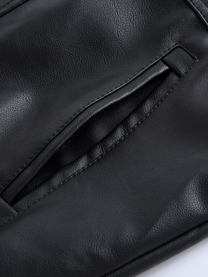 Roland - Hooded Moto Leather Jacket 6