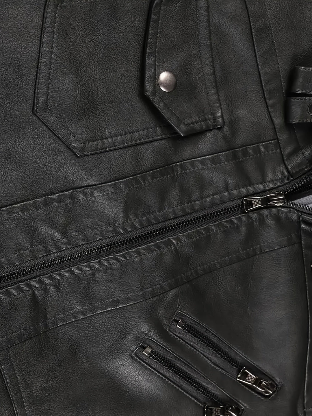 Roland - Hooded Moto Leather Jacket 8