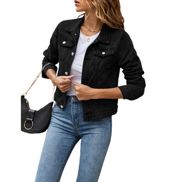 Romy - Cropped Denim Jacket 1