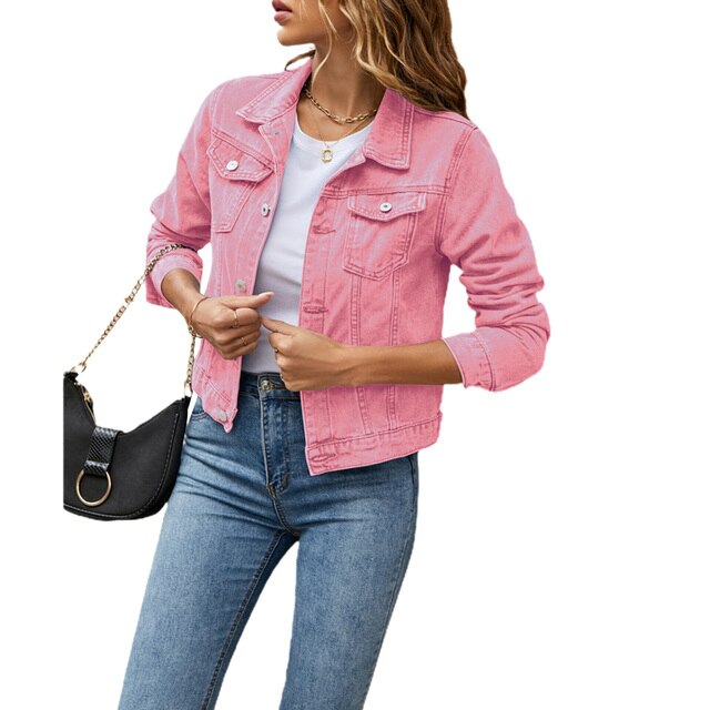 Romy - Cropped Denim Jacket 4