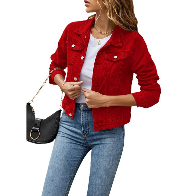 Romy - Cropped Denim Jacket 5