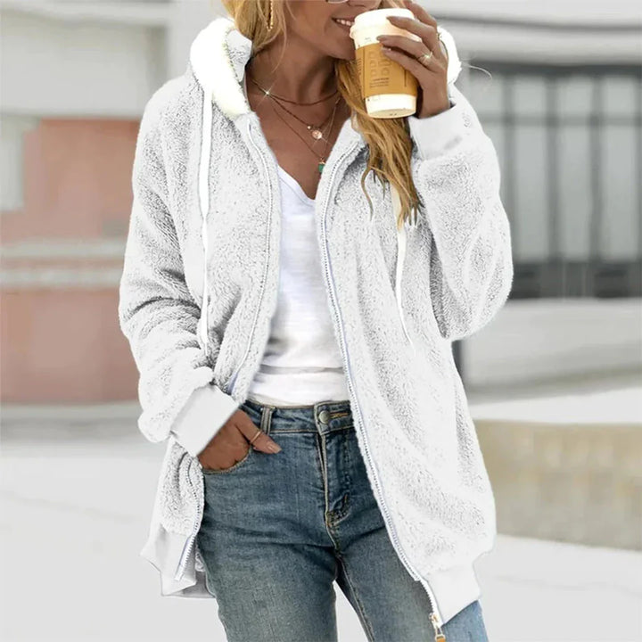 Romy | Women's Hooded Fleece Jacket Zip Up 7