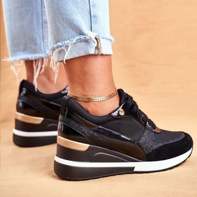 Rosalind | Women's Metallic Platform Fashion Sneakers 5