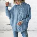 Rozemarijn | Women's Oversized Sweater Turtleneck Knit Pullover Tunic