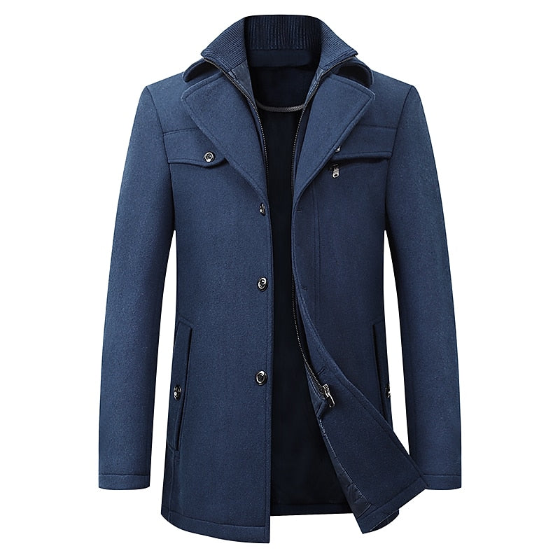 Ruud | Men's Business Dress Coat Winter Topcoat 4