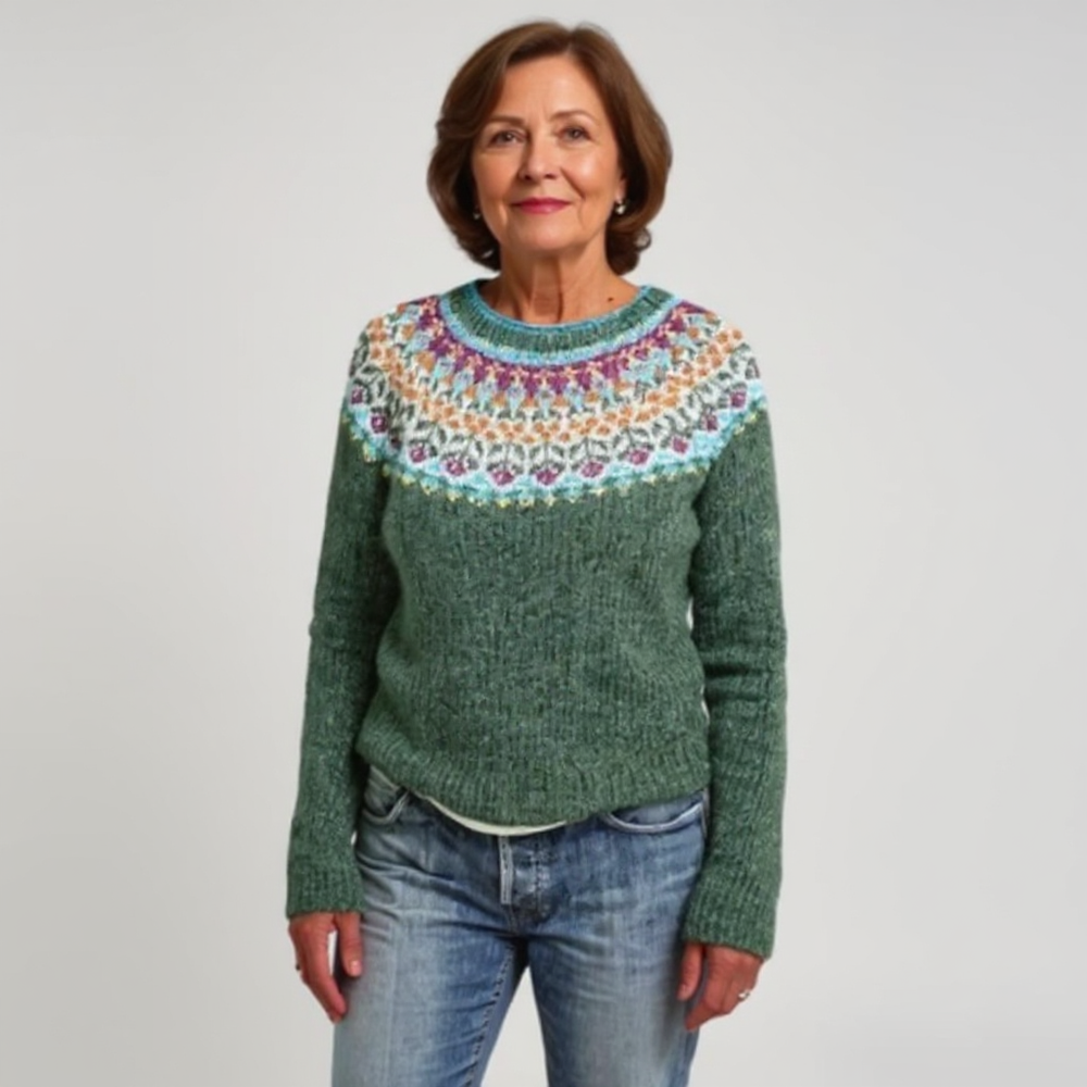 Sable - Nordic Fair Isle Knit Sweater 2