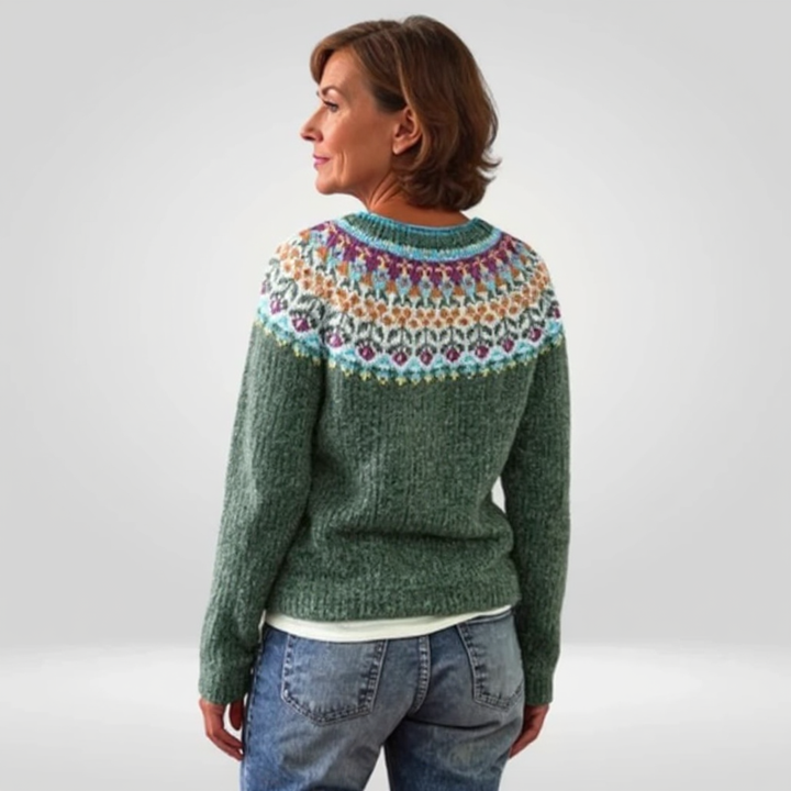 Sable - Nordic Fair Isle Knit Sweater 3