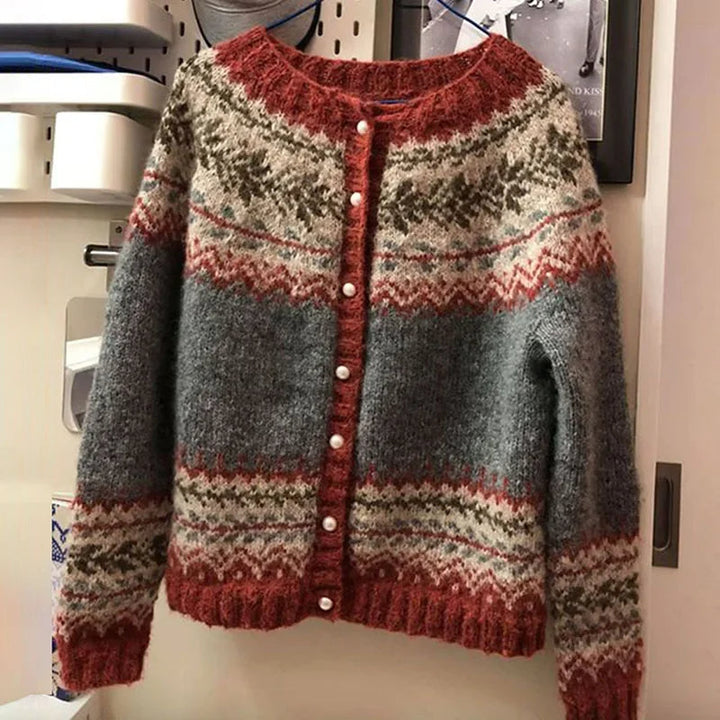 Selma - Nordic Folk Knit Cardigan 1