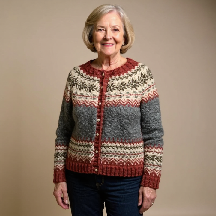 Selma - Nordic Folk Knit Cardigan 2