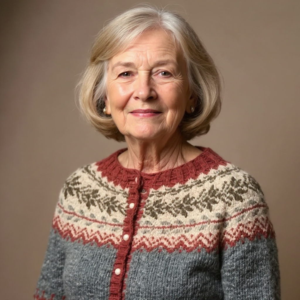 Selma - Nordic Folk Knit Cardigan 4