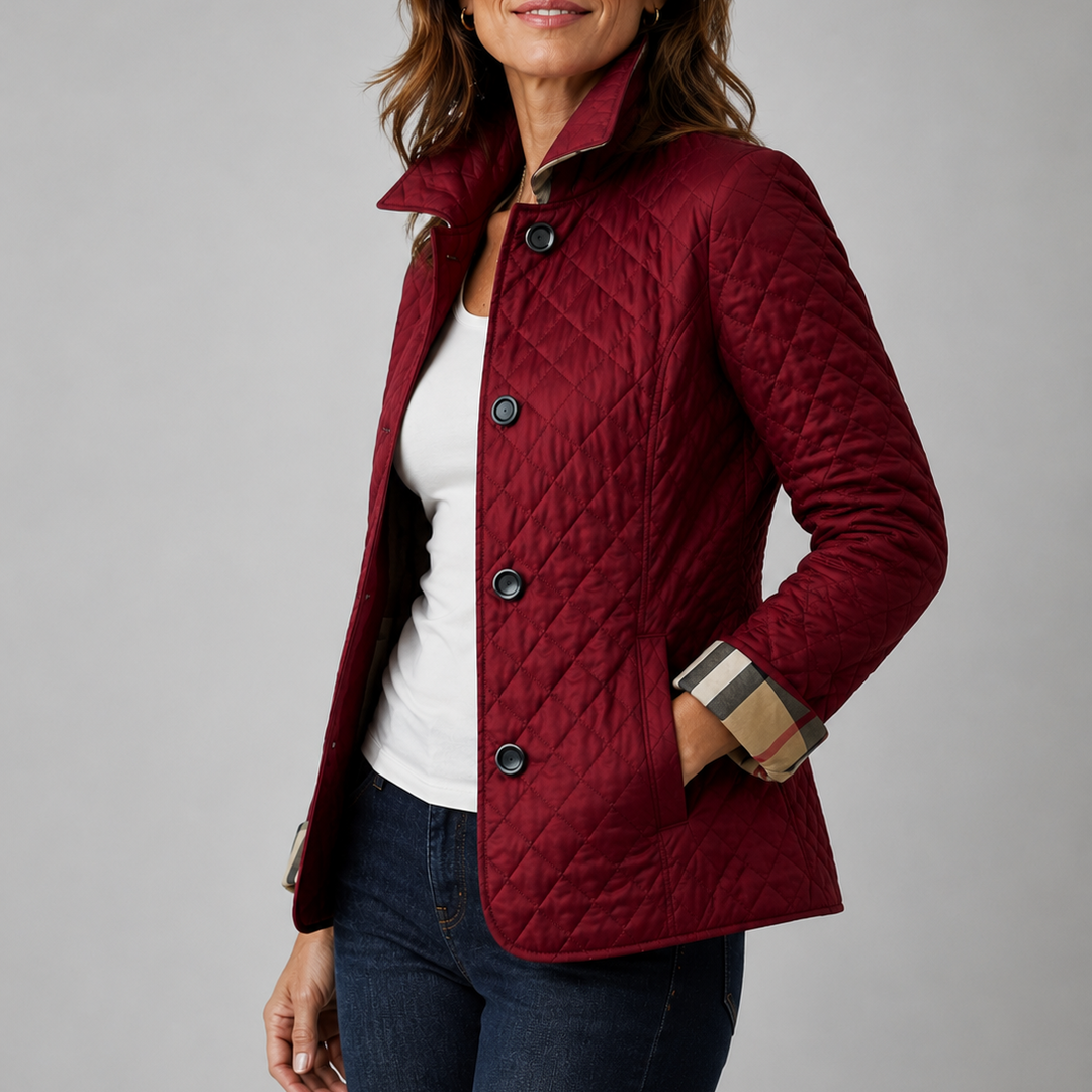 Sidonie | Women's Diamond Quilted Barn Jacket 3