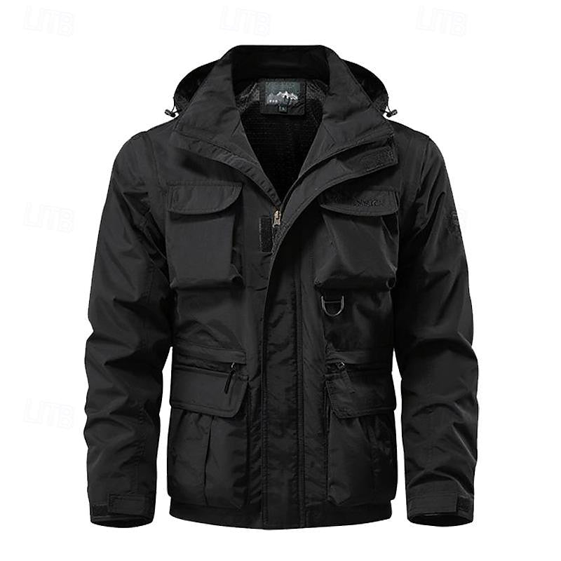Siebe | Men's Hooded Cargo Utility Tactical Jacket 1