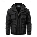 Siebe | Men's Hooded Cargo Utility Tactical Jacket