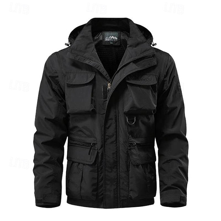 Siebe | Men's Hooded Cargo Utility Tactical Jacket 1