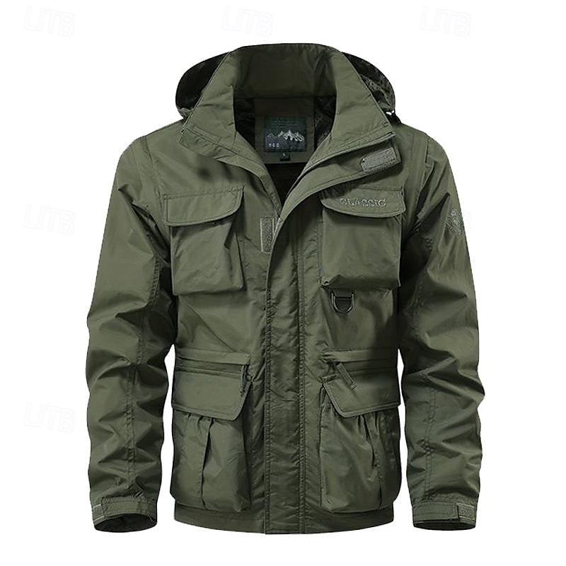 Siebe | Men's Hooded Cargo Utility Tactical Jacket 3