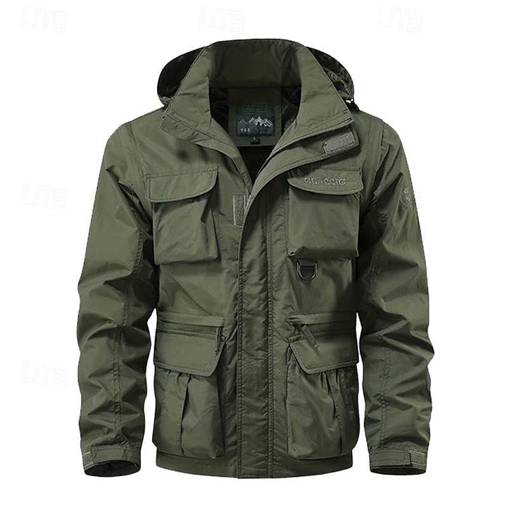 Siebe | Men's Hooded Cargo Utility Tactical Jacket 3