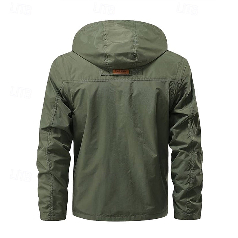 Siebe | Men's Hooded Cargo Utility Tactical Jacket 6