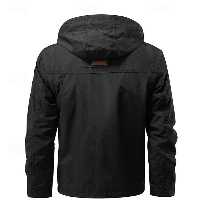 Siebe | Men's Hooded Cargo Utility Tactical Jacket 9