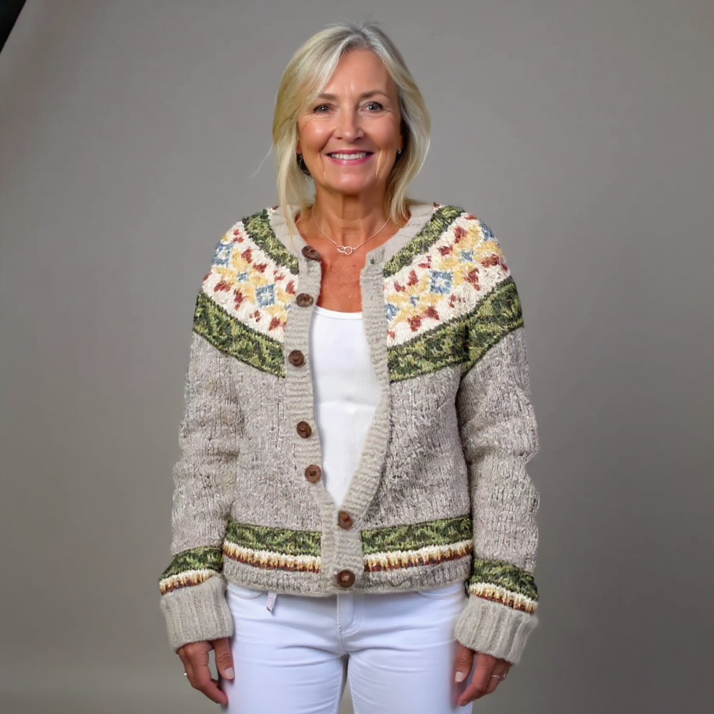 Sienna - Fair Isle Knit Cardigan 3