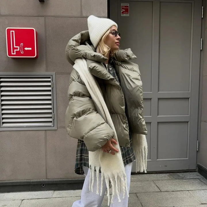 Sietske | Women's Puffer Jacket Hooded Quilted Winter Oversized 1