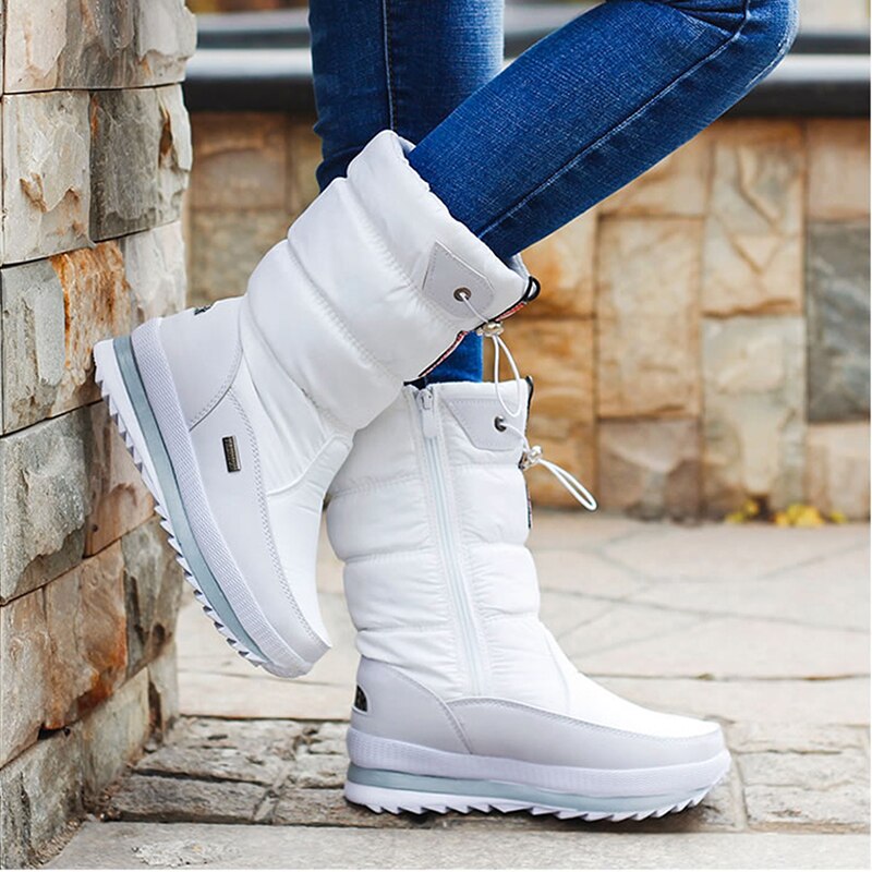 Sigrid | Women's Snow Boots Insulated Zip Up 9