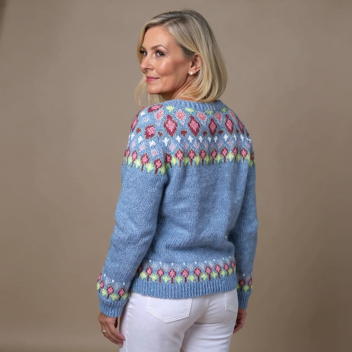 Siri - Folk Fair Isle Knit Cardigan 2