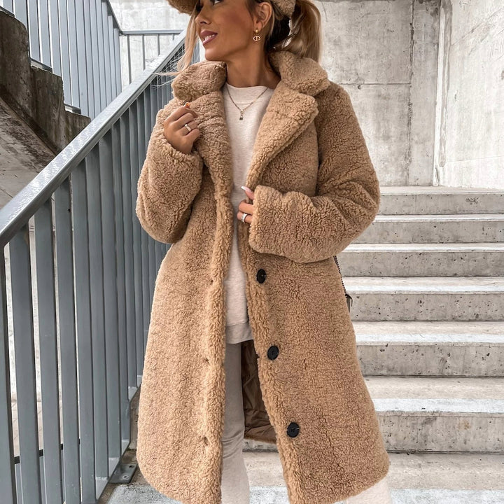 Sloane | Women's Teddy Coat Oversized Long 1