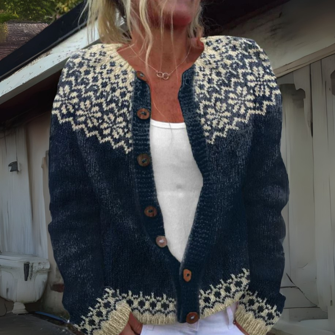 Solvej - Vintage Snowflake Knit Cardigan 1