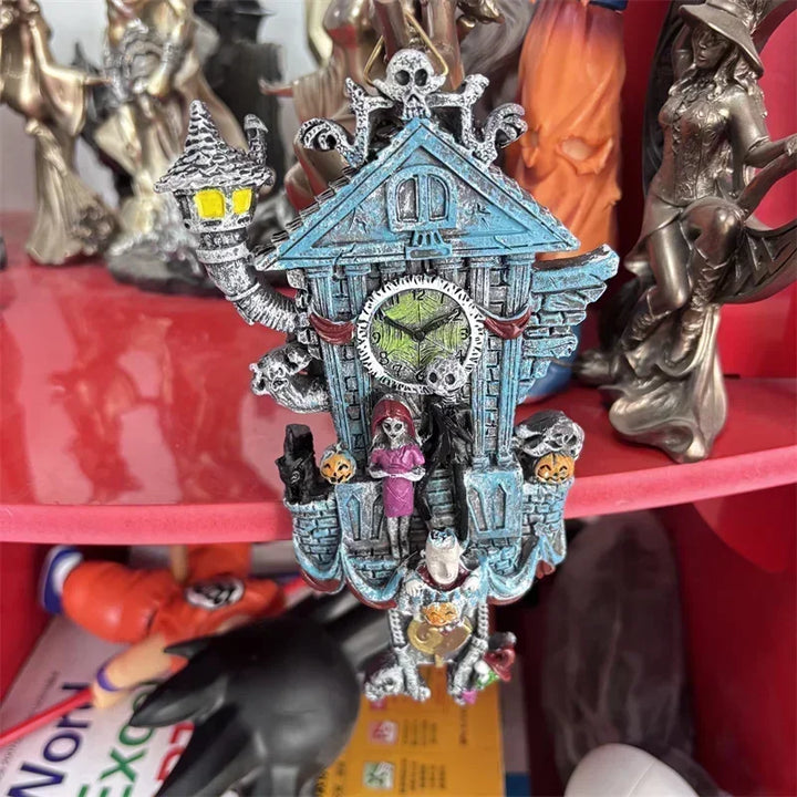 SpookTown | Nightmare Before Christmas Wall Clock, Halloween Decor 3