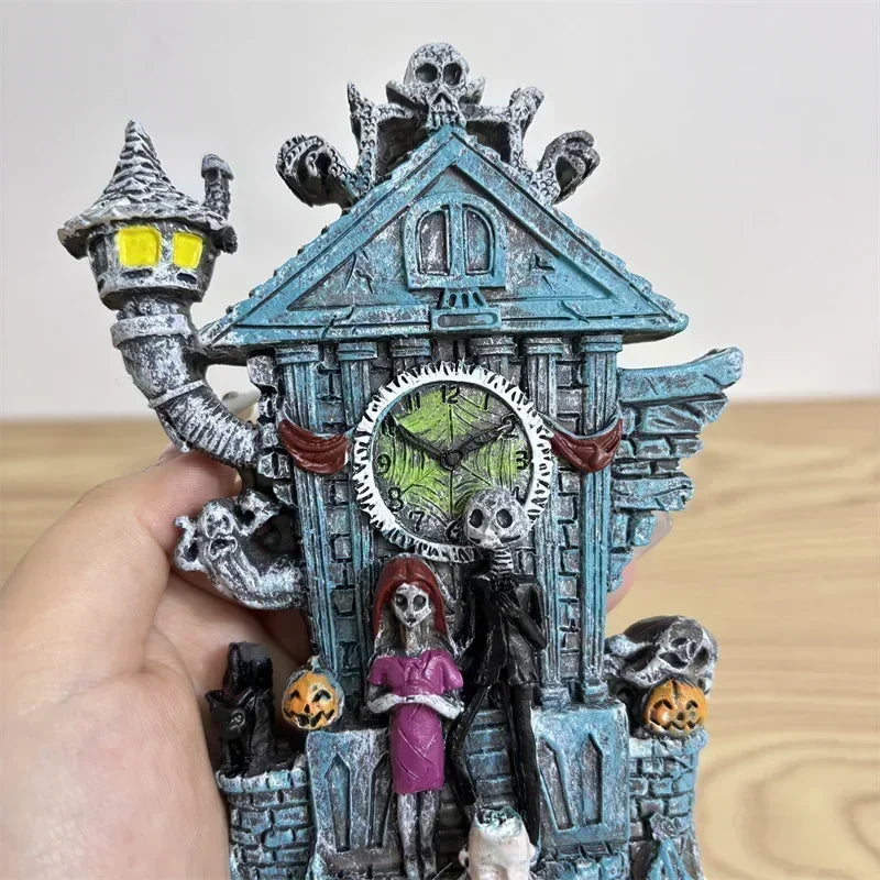 SpookTown | Nightmare Before Christmas Wall Clock, Halloween Decor 4